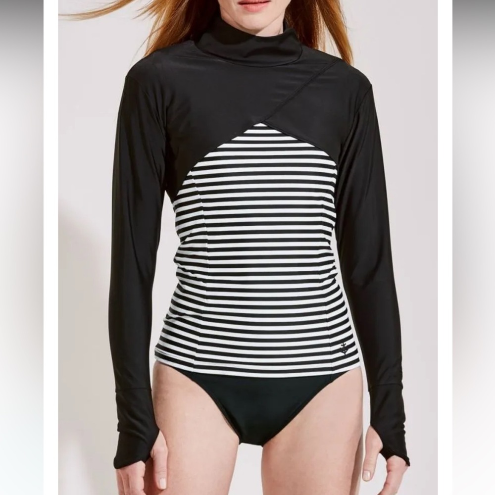 Coolibar Black Long Sleeve Rash Guard. Just the black part.
